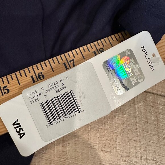 NFL Chicago Bears Alshon Jeffery #17 Navy Blue Jersey NEW YOUTH 10/12 M - Picture 5 of 8